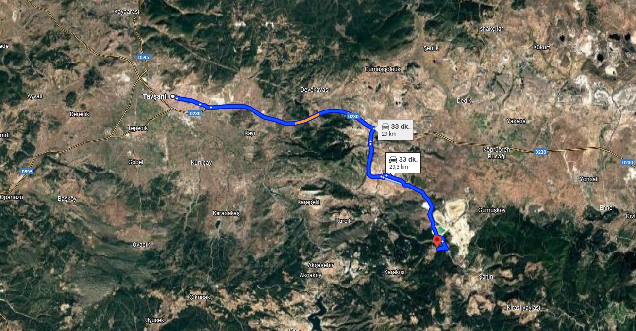 KÜTAHYA TAVŞANLI KARAKİŞİ KÖYÜNDE 1.536 M² TARLA SATILIKTIR. - KÜTAHYA TAVŞANLI fotoğraf 3